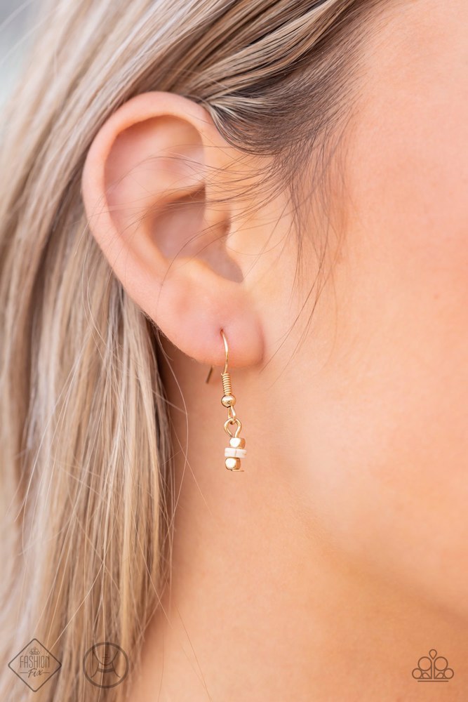 Retro Rejuvenation - Gold Choker Necklace (OS) - B:A6 - Image 4