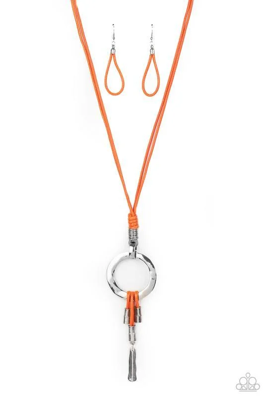 Tranquil Artisan - Orange Necklace (OS) - B:A1 - Image 3