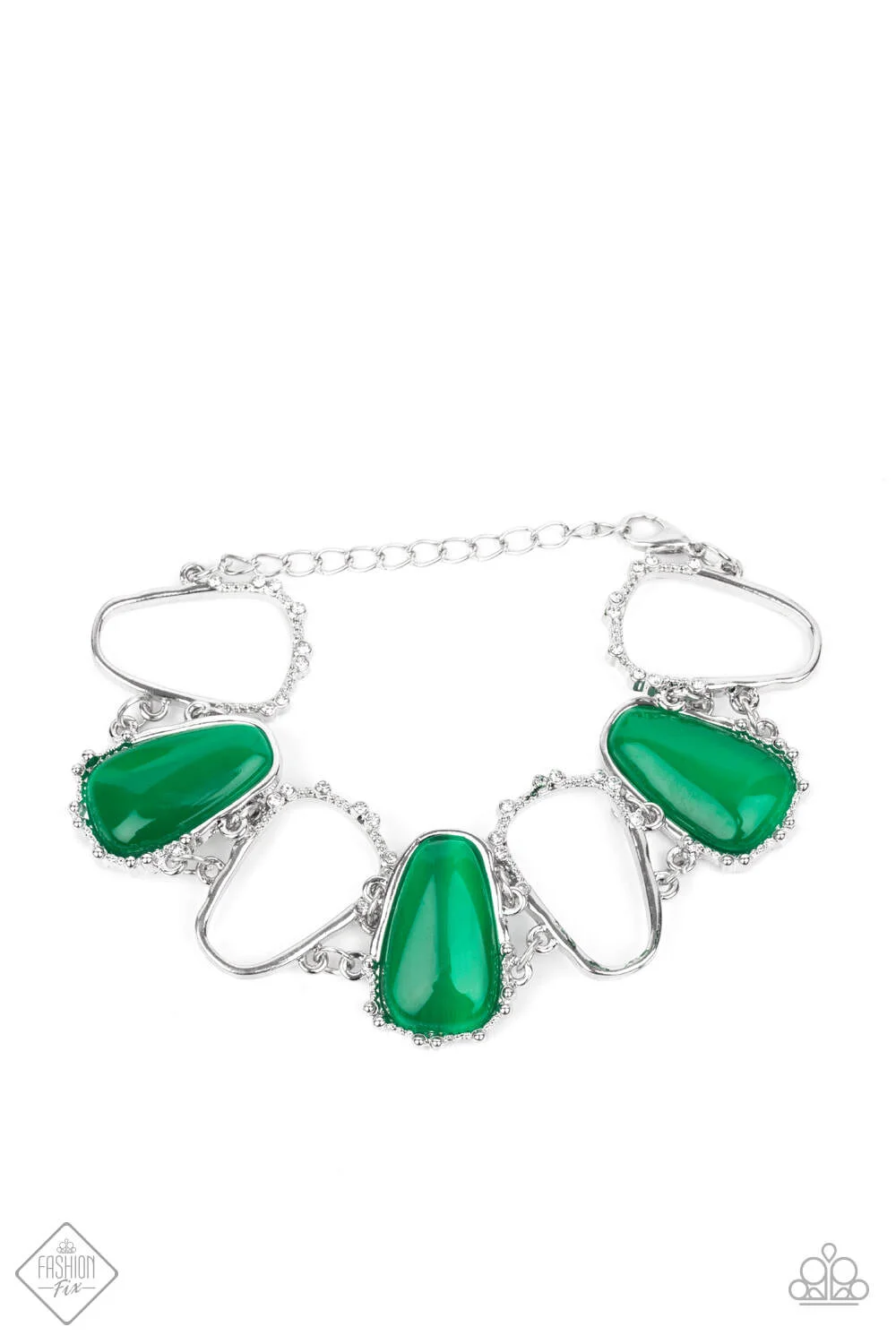 Yacht Club Couture - Green Bracelet ~ Fashion Fix March 2021 (OS) (Matching piece sold separately) - Image 3
