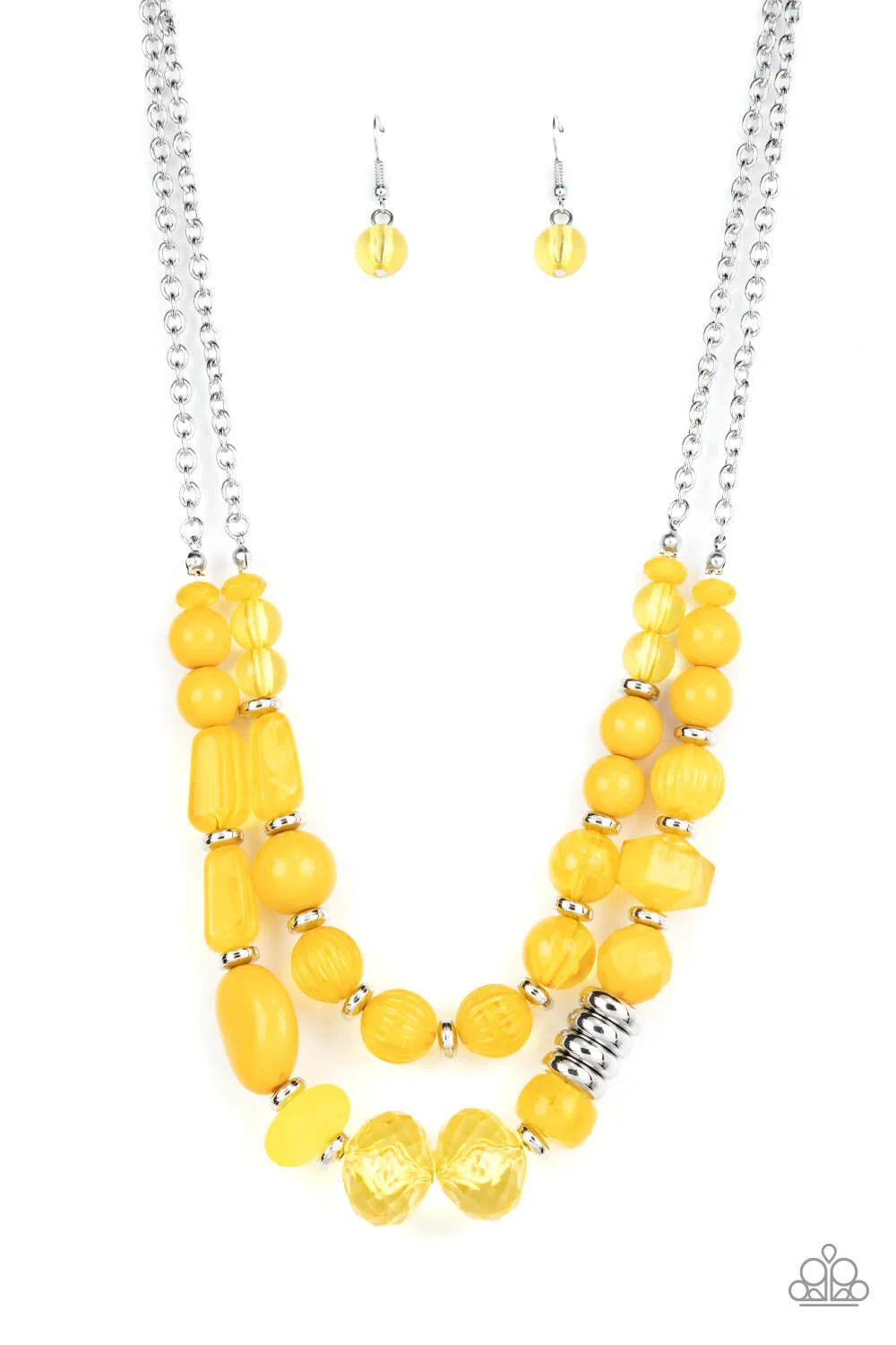 Pina Colada Paradise - Yellow Necklace (OS) - B:A6 - Image 3