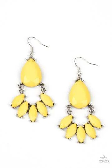 POWERHOUSE Call - Yellow Earrings (OS) - B:A4 - Image 2