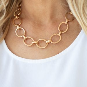 HAUTE-ly Contested - Gold Necklace (OS)