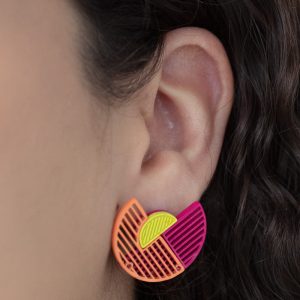 Its Just an Expression - Pink Earring (OS)