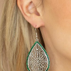 Fleur de Fantasy - Green Earring (OS) - B:A4