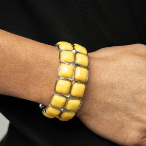 Double The DIVA-ttitude - Yellow Bracelet (OS) - B:A2
