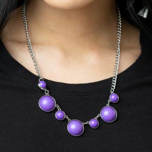 Prismatically POP-tastic - Purple Necklace (OS) - B:E2