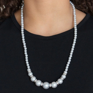 SoHo Sweetheart - Silver Pearl Necklace(OS) - B:A6