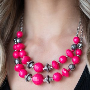 Upscale Chic - Pink Necklace (OS) - B:A1