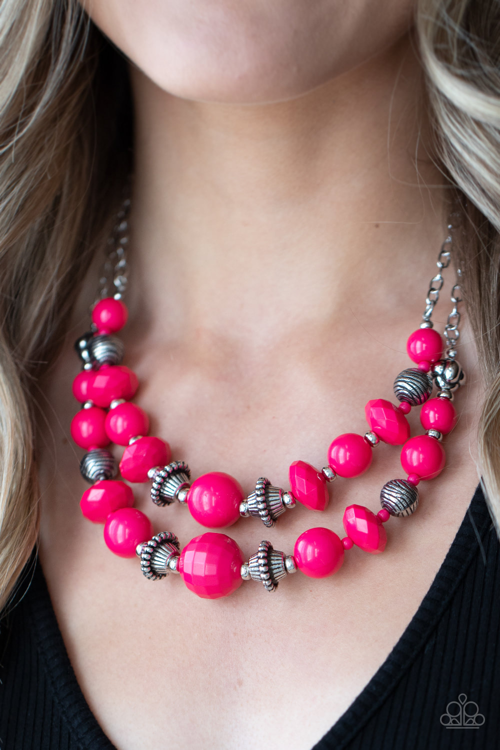 Upscale Chic - Pink Necklace (OS) - B:A1