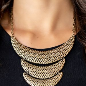 Moonwalk Magic - Brass Necklace (OS) - B:A1