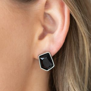 Indulge Me - Black Earring (OS) B-A4