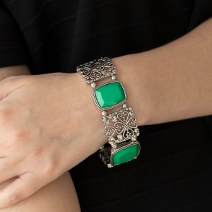 Colorful Coronation - Green Bracelet (OS) - B:A2