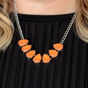 Above The Clouds - Orange Necklace (OS) - B:A1