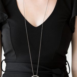 Center Of Attention - Black Necklace (OS) - B:A1