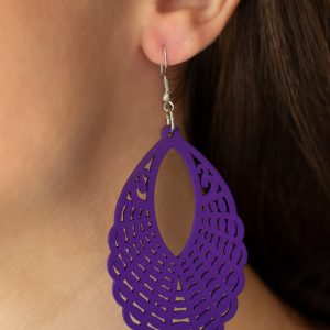 Tahiti Tankini - Purple Earring (OS) - B:A4
