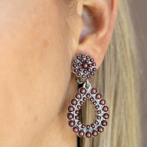 Discerning Droplets - Brown Earring (Clip-On) (OS)