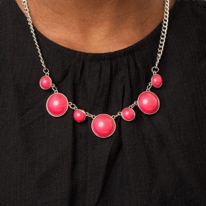 Prismatically POP-tastic - Pink Necklace (OS) - B:A1