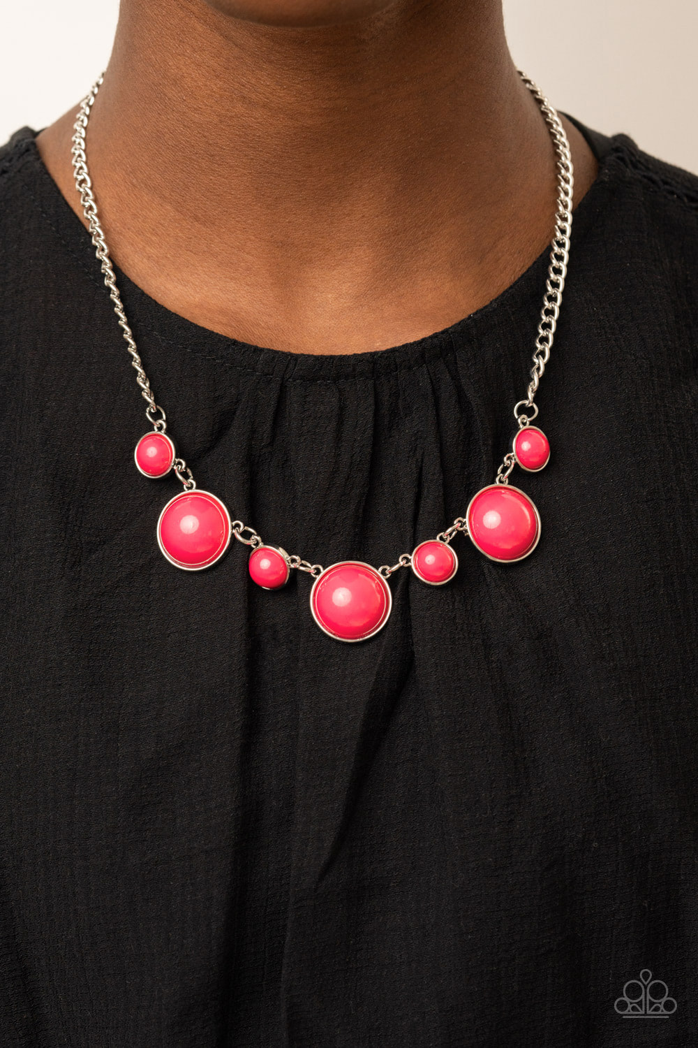 Prismatically POP-tastic - Pink Necklace (OS) - B:A1