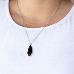 Prismatically Polished - Black Necklace (OS) - B:A1