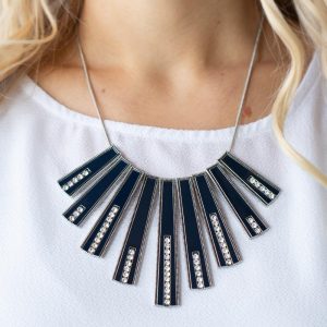 FAN-tastically Deco - Blue Necklace (OS) - B:A1