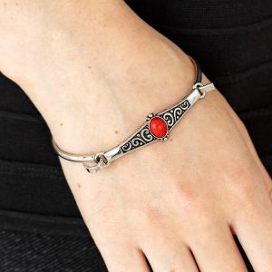 Stone Scrolls - Red Bracelet (OS) - B:A2