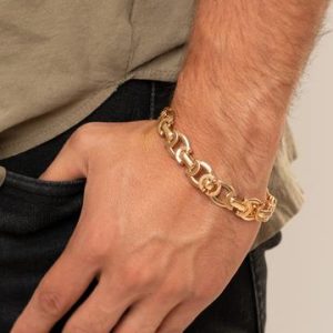 Advisory Warning - Gold Chain Bracelet (OS)