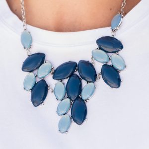 Date Night Nouveau - Blue Necklace (OS) - B:A1