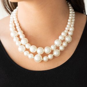 The More The Modest - White Necklace (OS) - B:A1