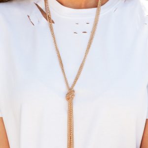 KNOT All There - Gold Necklace ~ Fashion Fix October 2021 (OS) - B:A1