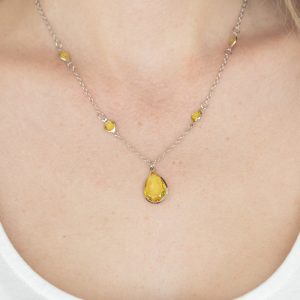 Romantic Rendezvous - Yellow Necklace (OS) - B:A1