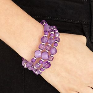 Girly Girl Glimmer - Purple Bracelet (OS) - B:A2