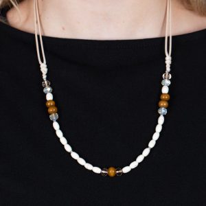 Groundbreaking Glamour - Brown Necklace (OS)