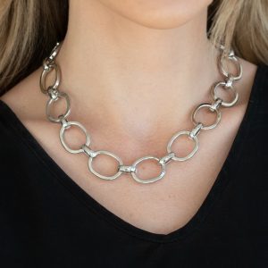HAUTE-ly Contested - Silver Necklace (OS) - B:A1