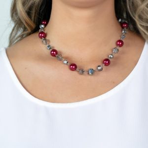 Decked Out Dazzle - Red Necklace (OS) - B:A1