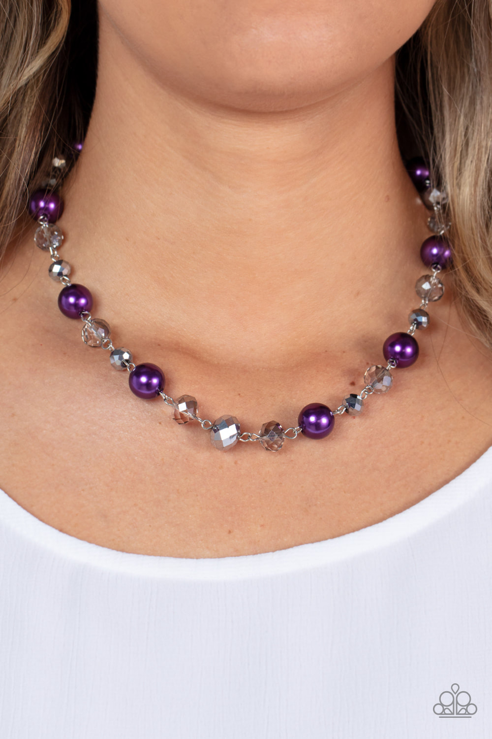 Decked Out Dazzle - Purple Necklace (OS) - B:A1