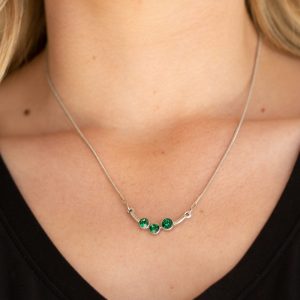 Sparkling Stargazer - Green Necklace (OS) - B:A1