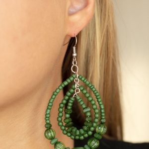 Prana Party - Green Earring (OS) - B:A4