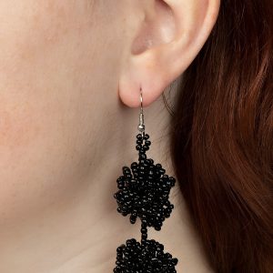 Celestial Collision - Black Earring (OS) - B:A4