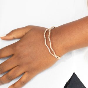 Delicate Dazzle - Gold Bracelet (OS) - B:A2