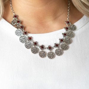 Mandala Movement - Red Necklace (OS) - B:A1