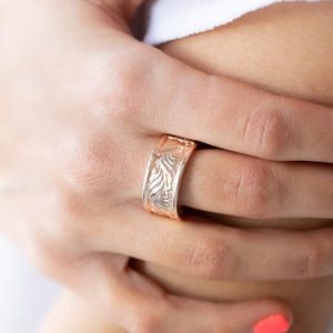 Billowy Bands - Rose Gold Ring (OS) - B:A3