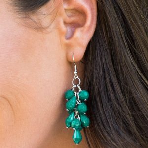 Fabulously Flamenco - Green Earrings (OS) - B:A4