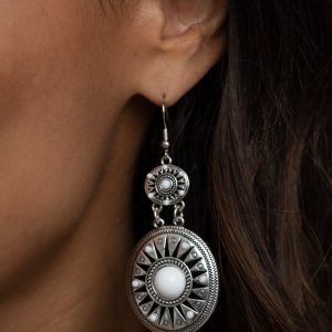 Temple of The Sun - Silver Earrings (OS) - B:A4