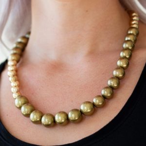 Power To The People - Brass Necklace (OS) - B:A6