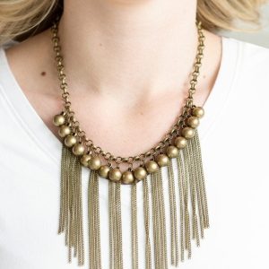 Powerhouse Prowl - Brass Necklace (OS) - B:A6