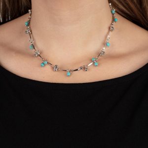Sahara Social - Blue Necklace (OS) - B:A6