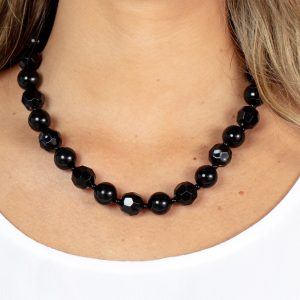 Popping Promenade - Black Necklace (OS) - B:A6