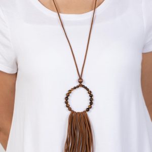 Namaste Mama - Brown Necklace (OS) - B:A6