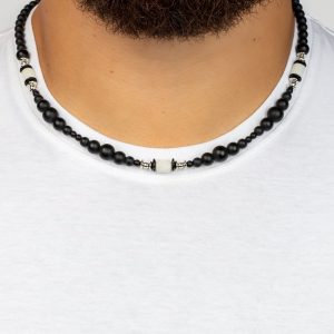 Stone Synchrony - White Necklace (OS)