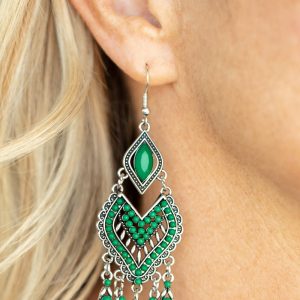 Dearly Debonair - Green Earring (OS) - B:A5
